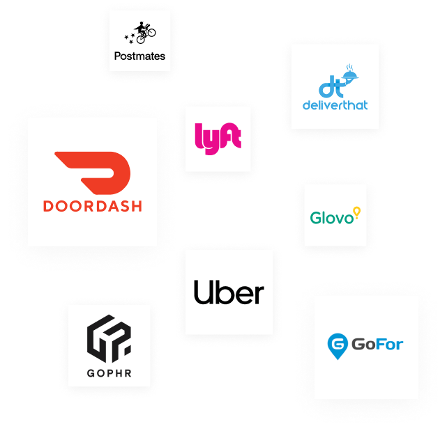 Delivery optimization partner logos