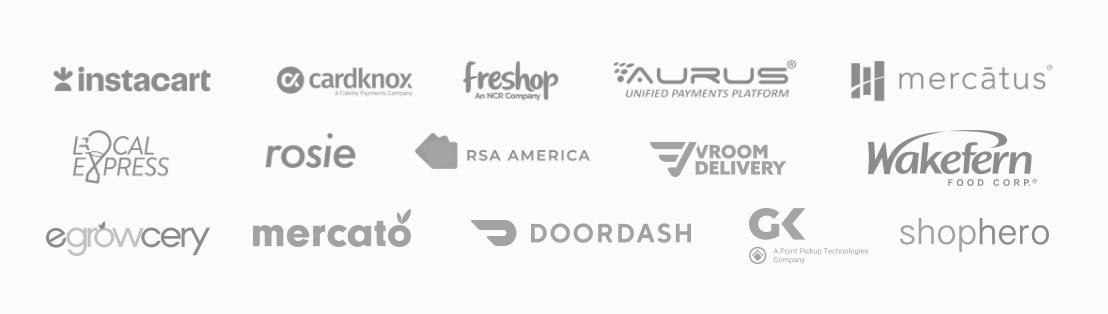 Carat Online EBT partner logos