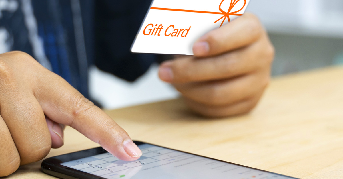 Mobile Purchase Digital Gift Card